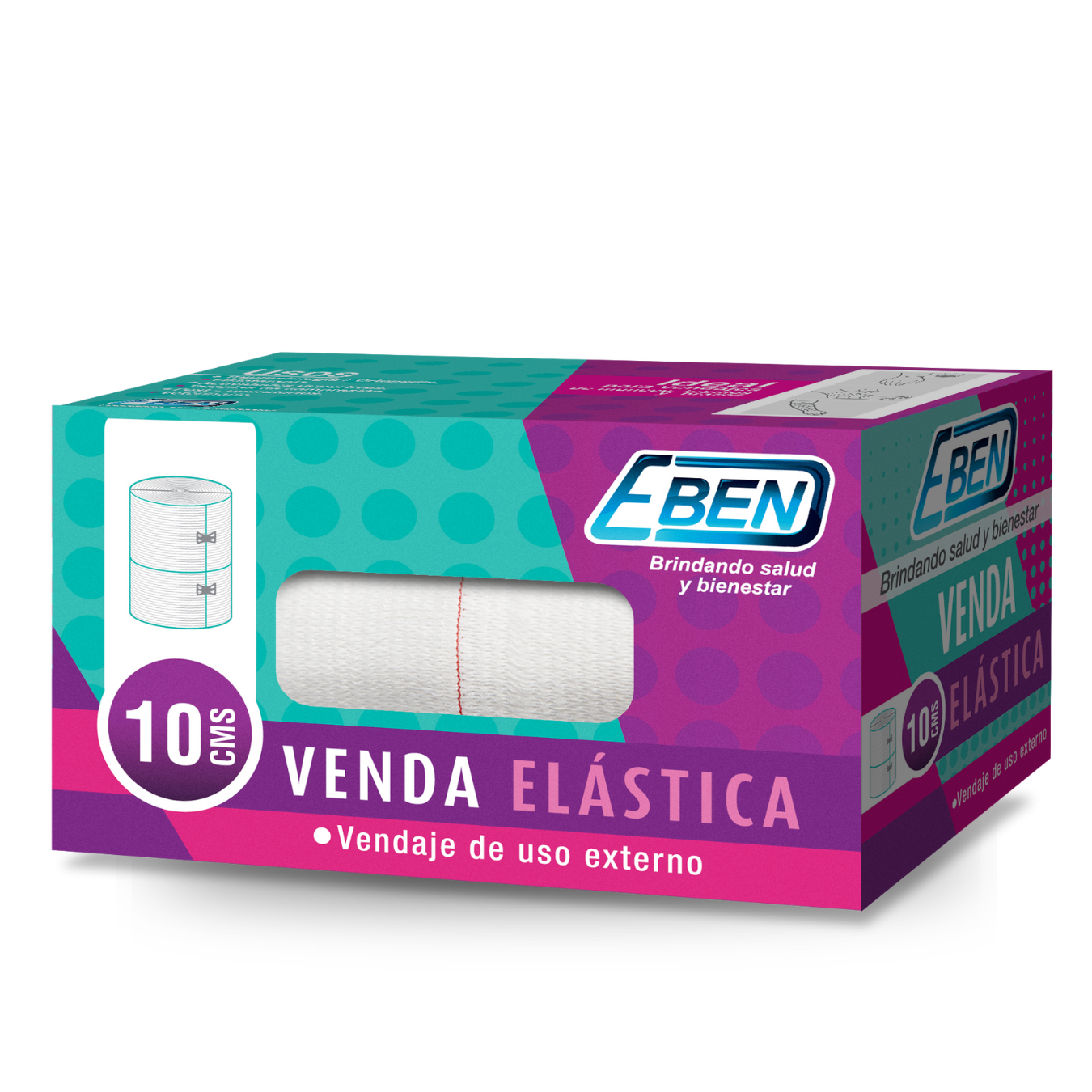 Vendas Deportivas Premium Eben 2m -Compresión Fuerte