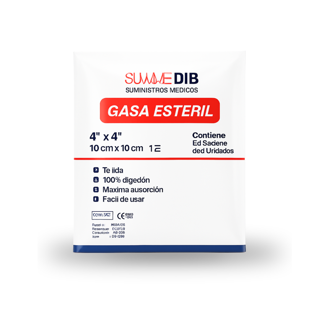 Bulto de Gasa estéril 4x4