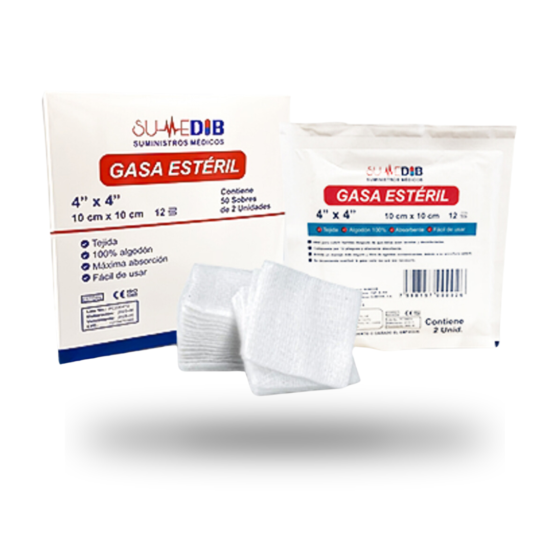 Gasa estéril 4x4
