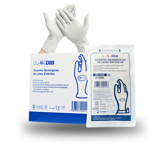 Guantes quirúrgicos estériles