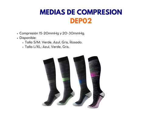 Medias de Compresión Deportivas DEP02 - ebencare.com