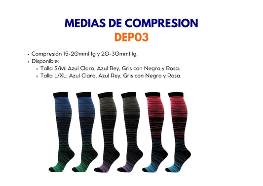 Medias de Compresión Deportivas DEP03 - ebencare.com